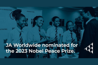 JA Worldwide genomineerd voor de Nobelprijs voor de Vrede 