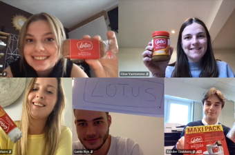 Studenten winnen Online Food At Work Innovation Bootcamp met straffe employer branding-strategie voor Lotus Bakeries