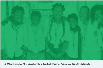 Nominatie Nobelprijs voor de Vrede voor JA WorldWide