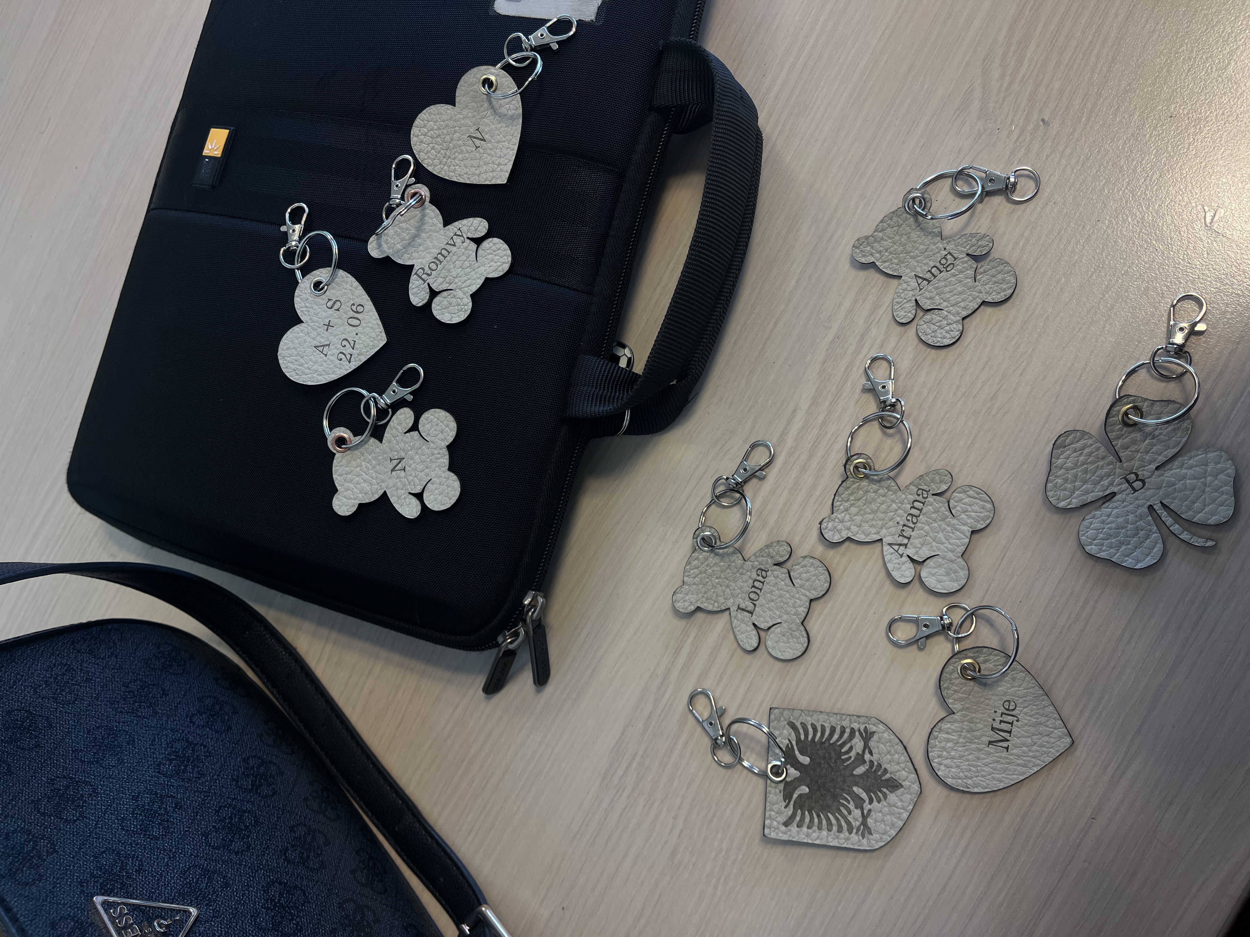 Gepersonaliseerde sleutelhangers