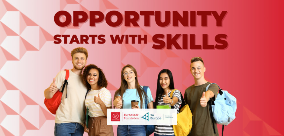 JA Europe en Euroclear Foundation vernieuwen internationale samenwerking en dat is goed nieuws voor onze Vlaamse jongeren